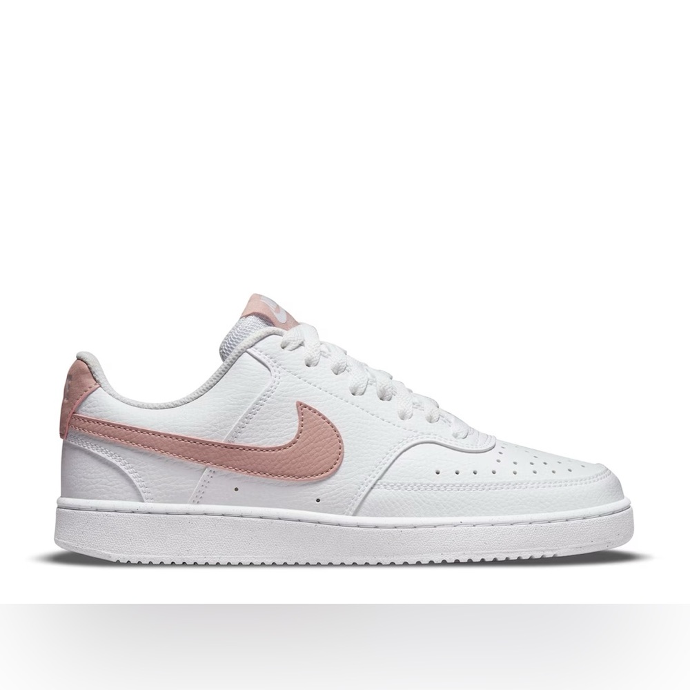 Nike Court Vision Low. White with Pink. Women’s size 9. Worn once